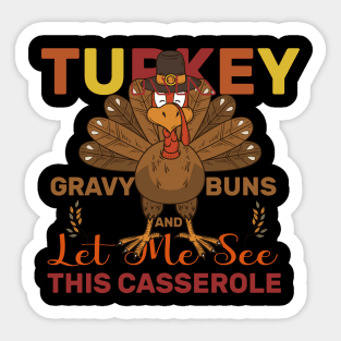 Turkey Gravy Beans Rolls Let Me See That Casserole Sticker